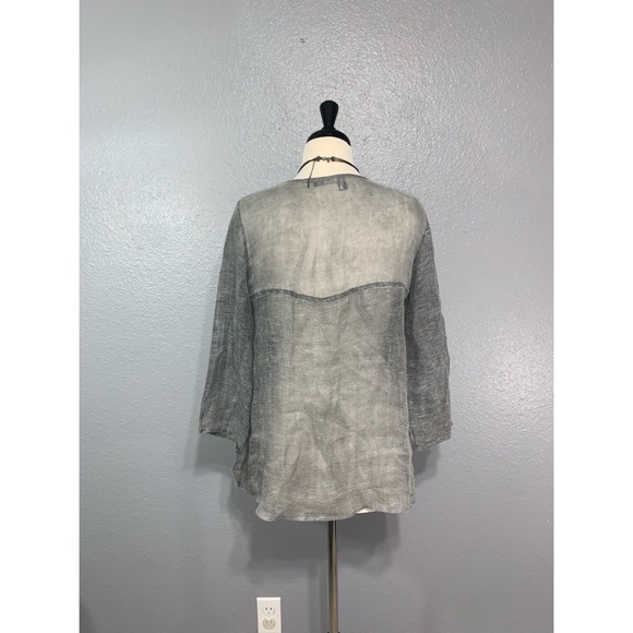 EILEEN FISHER A Line Organic Linen Tunic XS - Picture 4 of 7